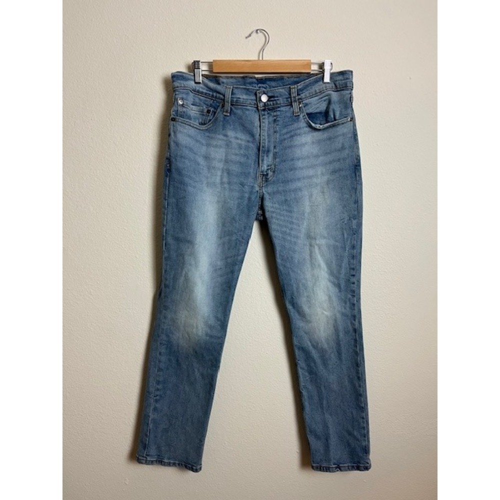 Levi‎ Strauss 511 Men's W36 L29 Slim Taper Light Wash Denim Jeans Casual